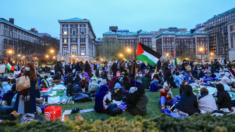 ABD üniversitelerinde Filistin'le dayanma eylemleri yaylyor