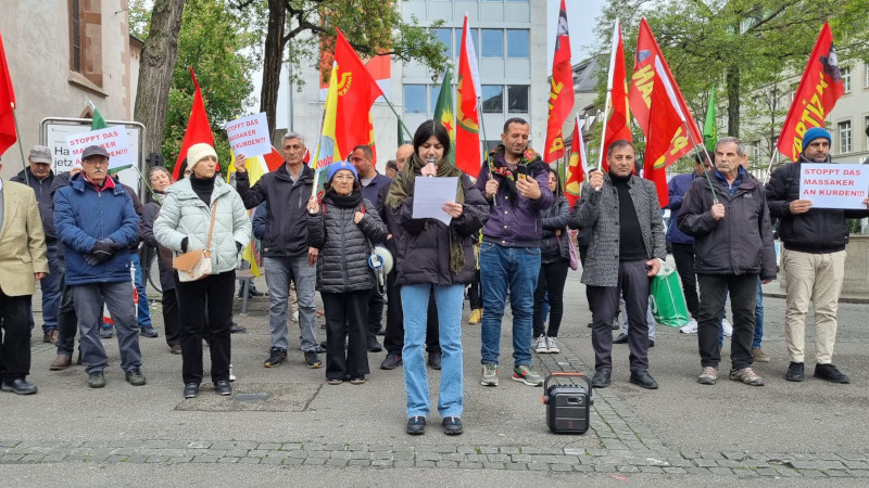 Basel'de igal saldrlar protesto edildi