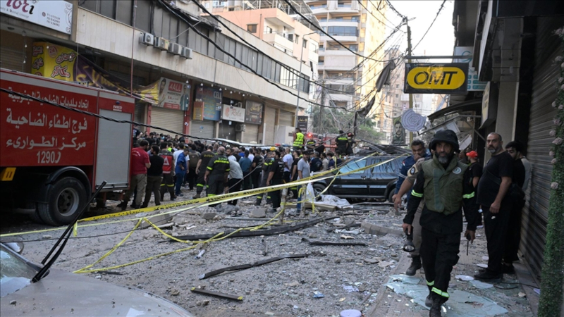 srail ordusu Beyrut'u vurdu