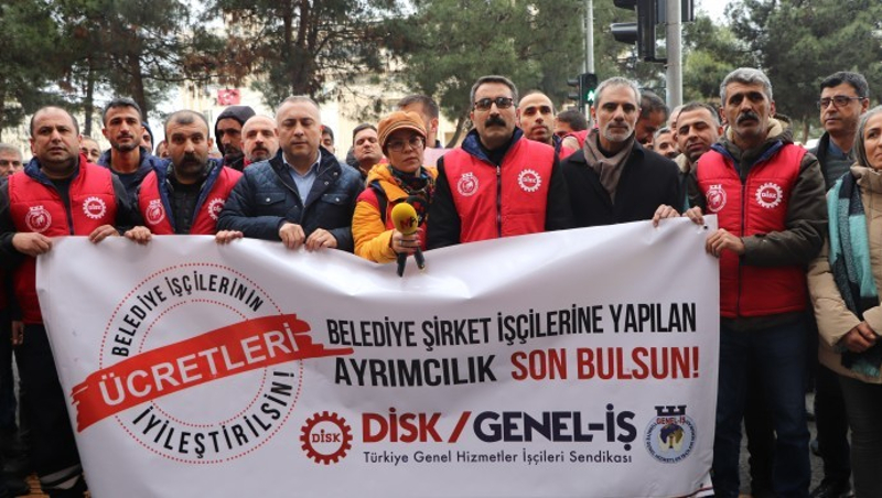Diyarbakır Belediyesi taşeron işçileri 'ek protokol' istedi