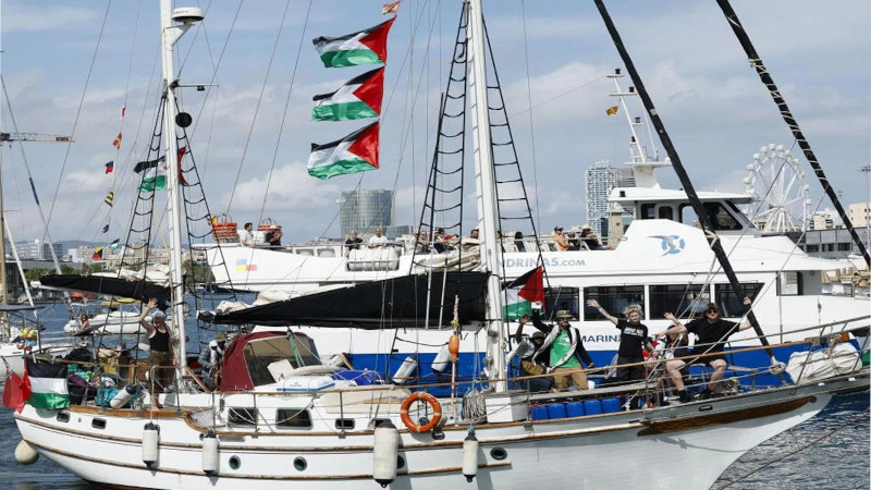 Küresel Sumud filosunun seferi olumsuz hava koullar nedeniyle ertelendi