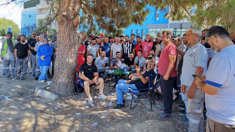 Yalova Sefine Tersanesi içileri fiili grevde: Kölece çalmak istemiyoruz